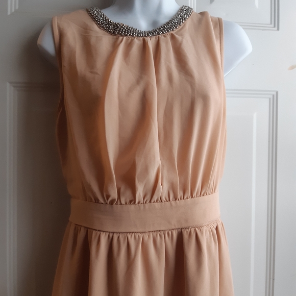 Pink Chiffon Dress - Picture 5 of 11